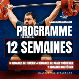 programme halterophilie 12 semaines
