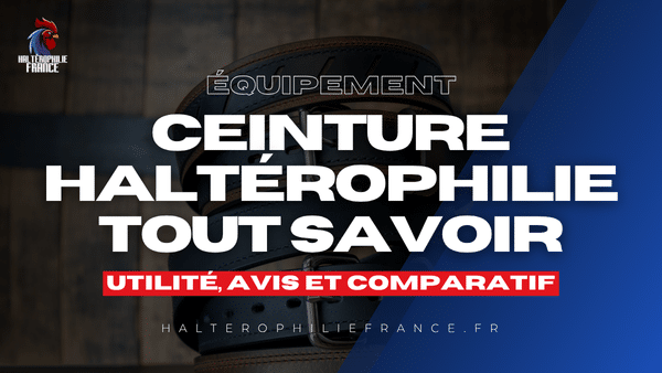 ceinture halterophilie