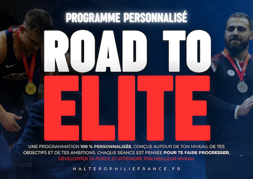 Road to Elite, suivi personnalisé en haltérophilie à distance